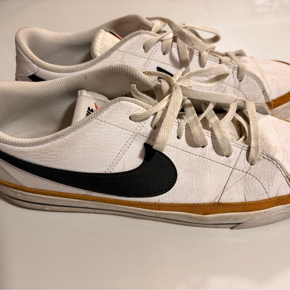 Nike White and Black Interior Label Sneaker Tag